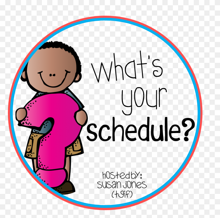 972x963 Class Schedules Clipart - Kindergarten Classroom Clipart