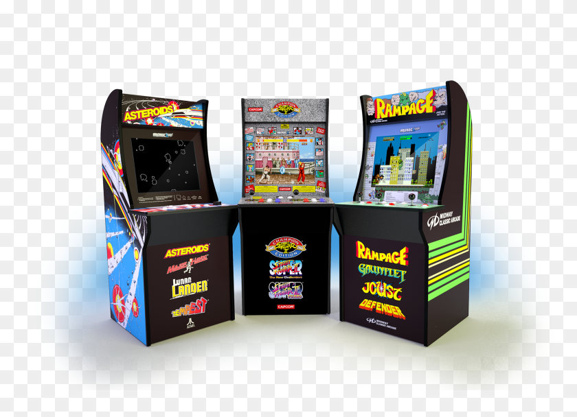 1707x1200 Classic Arcade Games For The Home - Arcade Machine PNG