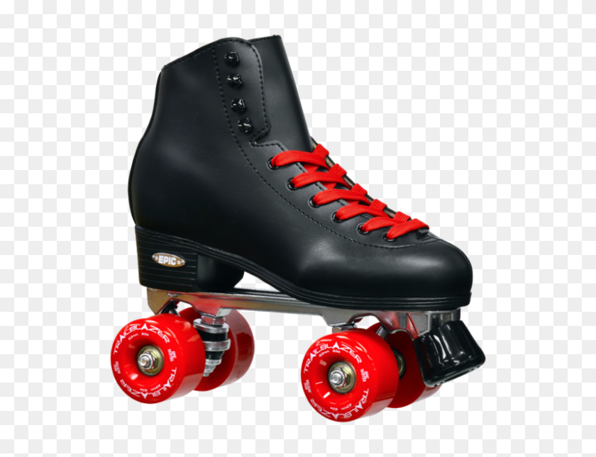 800x600 Classic Black Red Epic Skates - Roller Skates PNG