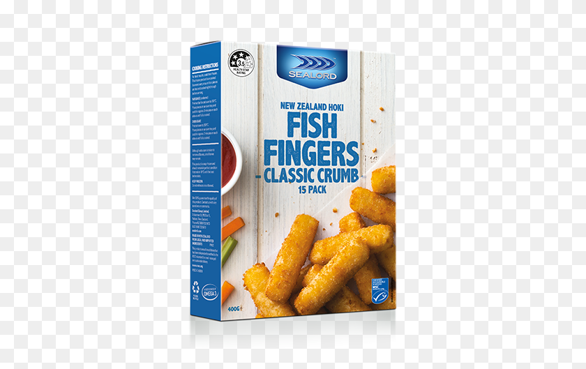 640x469 Классическая Крошка Хоки Рыбные Пальцы Замороженная Рыба Sealord Nz - Жареная Рыба Png