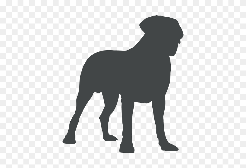 512x512 Classic Dog Silhouette - Dog Silhouette PNG