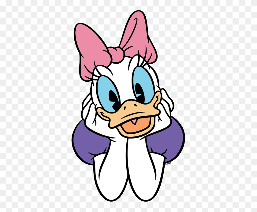 377x633 Clásico Donald Daisy Duck Imágenes Prediseñadas De Disney Imágenes Prediseñadas En Abundancia - Lindo Pato Clipart