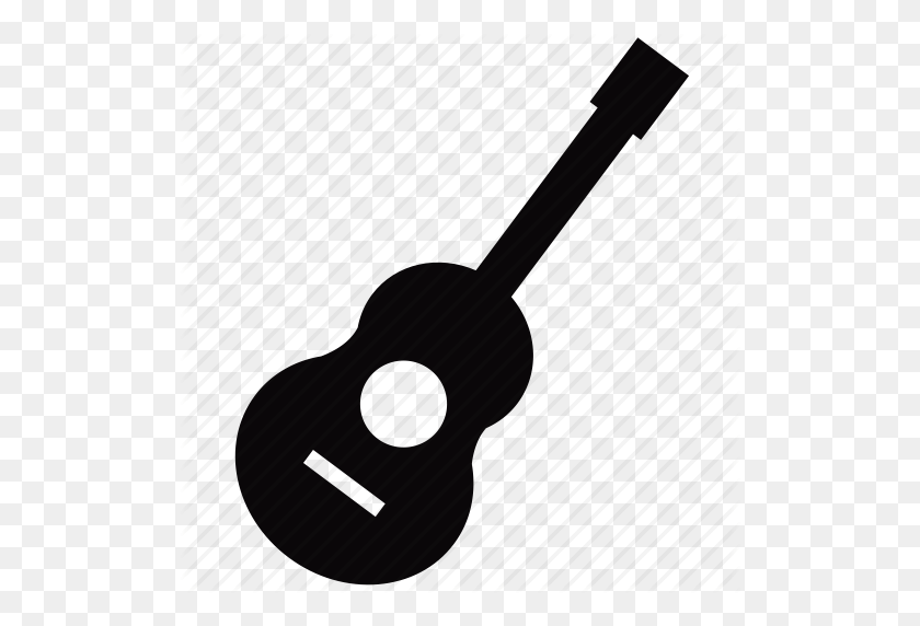 512x512 Classic, Guitar, Music, Musical Instrument, Rock, Sound, Ukulele Icon - Ukulele PNG