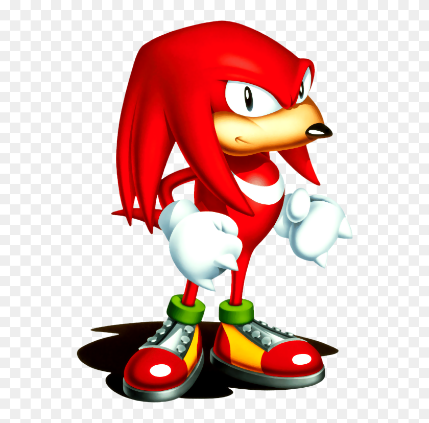 552x768 Classic Knuckles, Sonic The Hedgehog, Sonic The Hedgehog - Knuckles Png