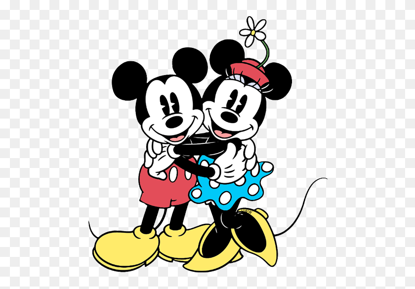 500x525 Classic Mickey Mouse And Friends Clip Art Disney Clip Art Galore - Old Tv Clipart