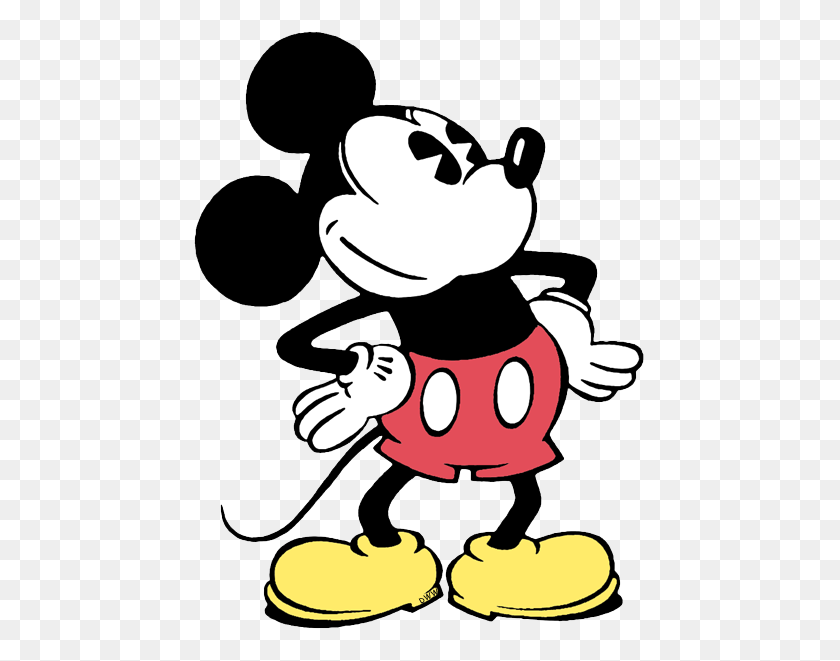 454x601 Imágenes Prediseñadas De Mickey Mouse Clásico Disney Imágenes Prediseñadas En Abundancia - Imágenes Prediseñadas De Noviembre En Blanco Y Negro