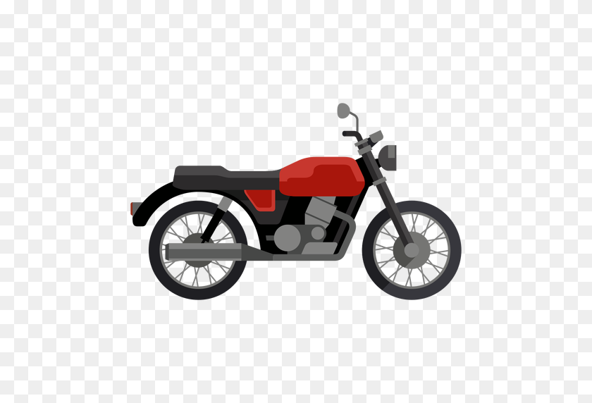 512x512 Icono De La Motocicleta Clásica - Motocicleta Png