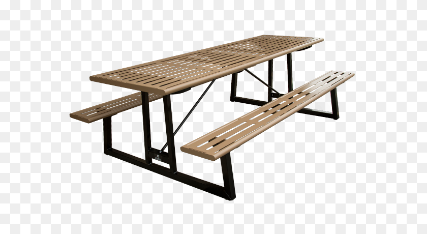 600x400 Classic Picnic Table - Picnic Table PNG