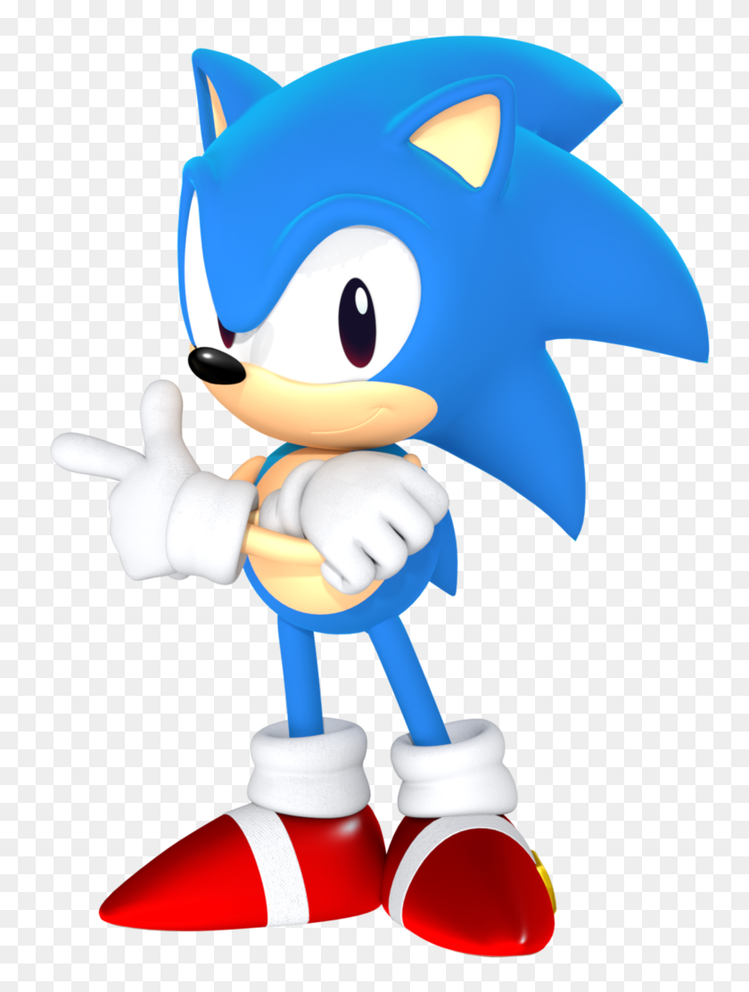 759x1052 Classic Sonic From The Sonic Mania Poster - Sonic Mania PNG