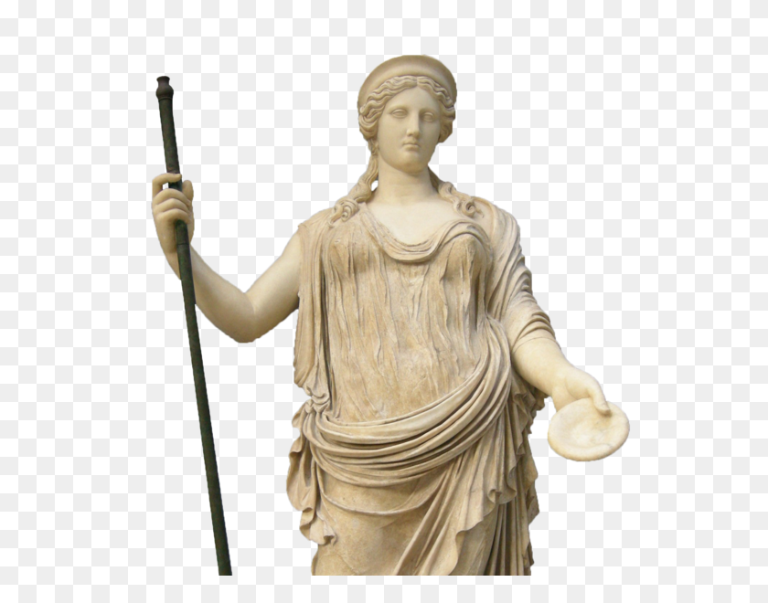 590x600 Классическая Статуя - Греческая Статуя Png