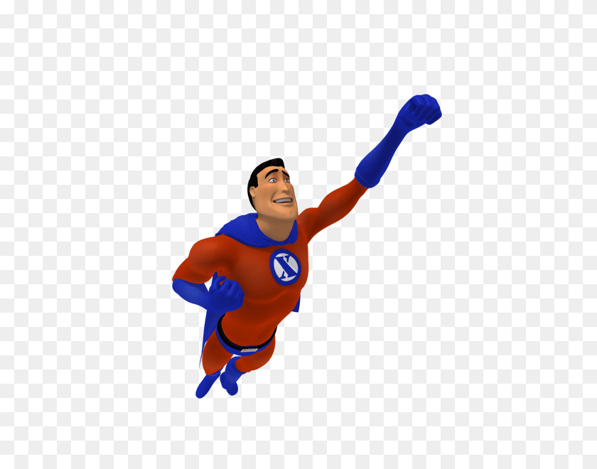 600x600 Superhéroe Clásico Está Volando Al Rescate Dedipic - Superman Volando Png