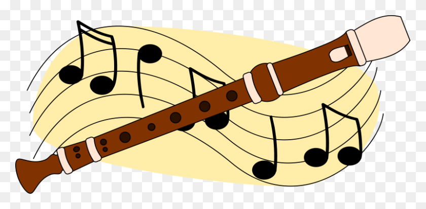 800x363 Classical Music Clipart Group With Items - Gong Clipart