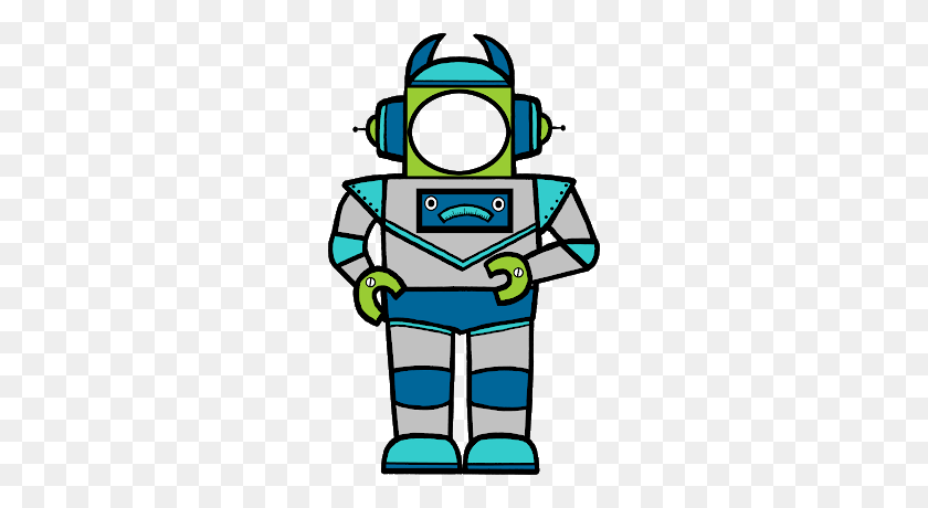 246x400 Classroom Treasures Robot Clipart - Learning Target Clipart