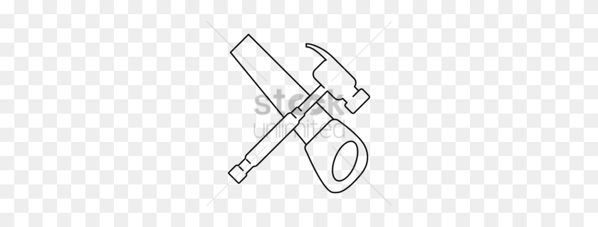 260x260 Claw Hammer Clipart - Mallet Clipart