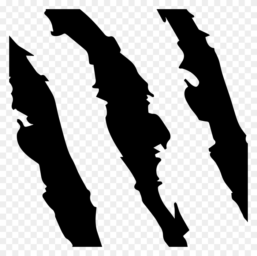2000x2000 Claw Marks - Scratch Marks PNG