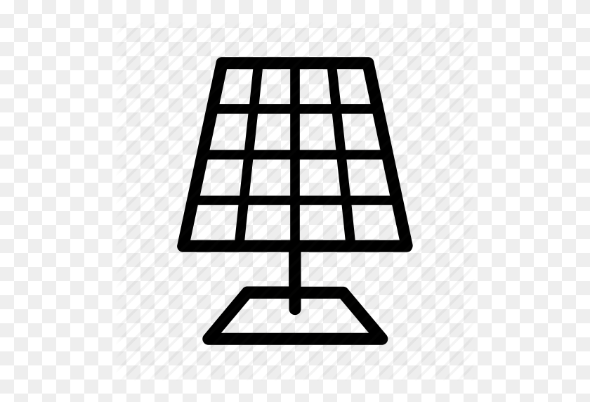 512x512 Чистое, Энергетическое, Панель Фотовольта, Возобновляемая, Возобновляемая, Солнечная Значок - Солнечная Панель Png