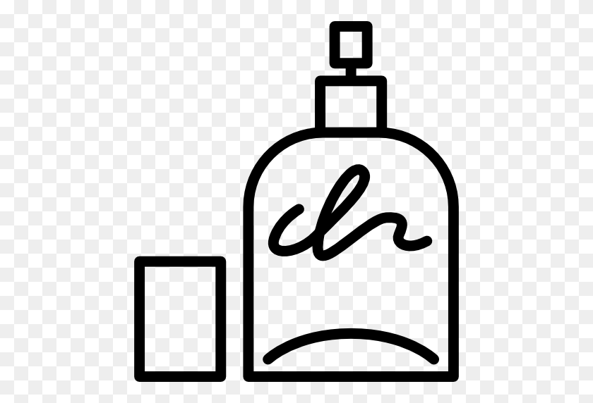 512x512 Clean, Smell, Cologne, Elegant, Scent Icon - Smell Clipart Black And White