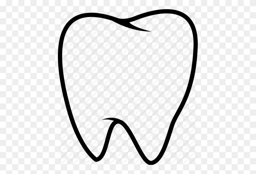 459x512 Clean Tooth, Dental, Dentist, Health, Lap, Mouth, Teeth Icon - Tooth Outline Clipart