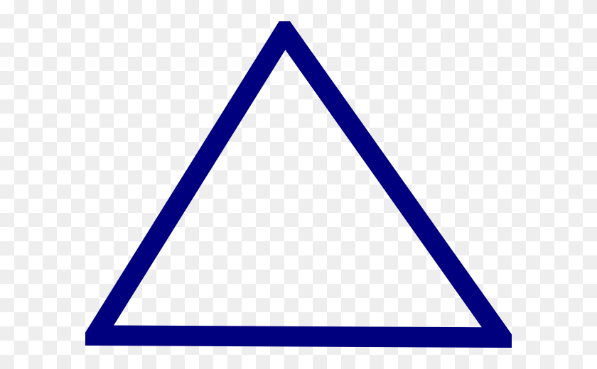 600x460 Triángulo Limpio Clipart - Triangle Clipart