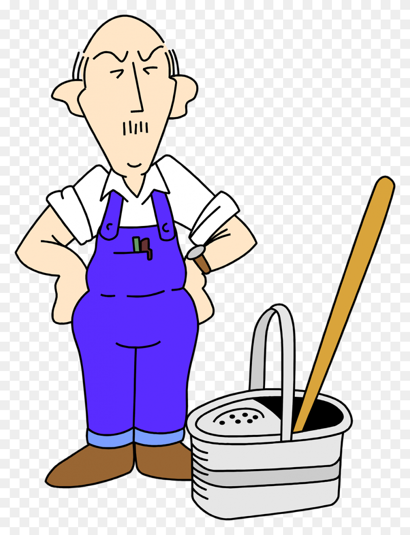 958x1273 Cleaning Both Genders Clipart - Cleaning Clip Art