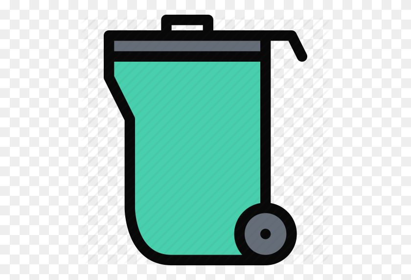 512x512 Cleaning, Dumpster, Maid, Profession, Service, Work Icon Icon - Dumpster PNG