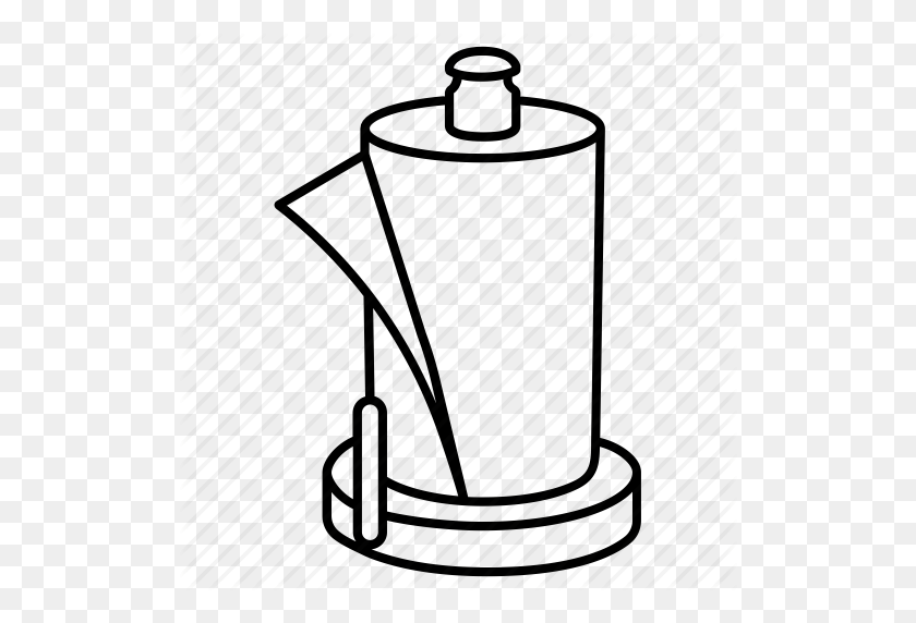 512x512 Cleaning, Holder, Kitchen, Paper, Towel Icon - Kitchen Cleaning Clipart