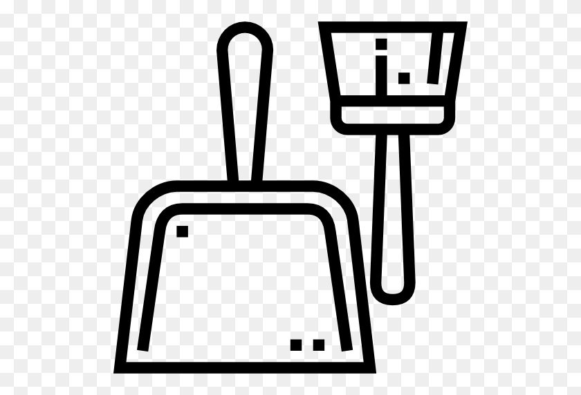512x512 Cleaning Icon - Cleaning Supplies Clipart Black And White