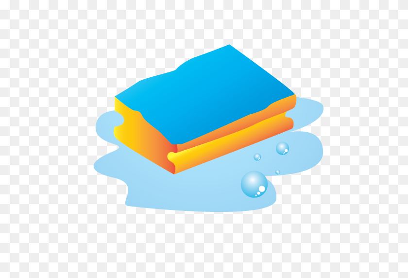 512x512 Cleaning, Janitor, Sponge Icon - Sponge PNG