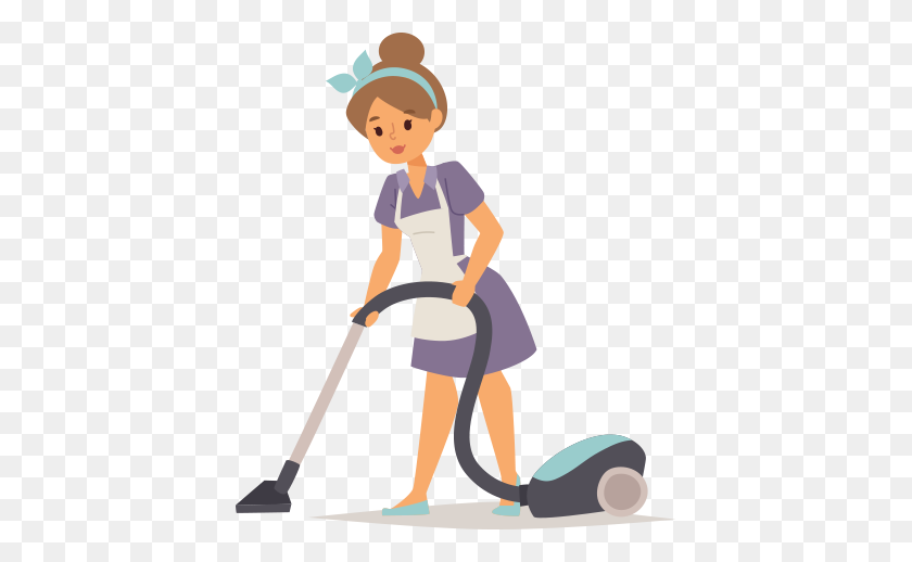 405x458 Cleaning Lady Png - Cleaning Lady PNG