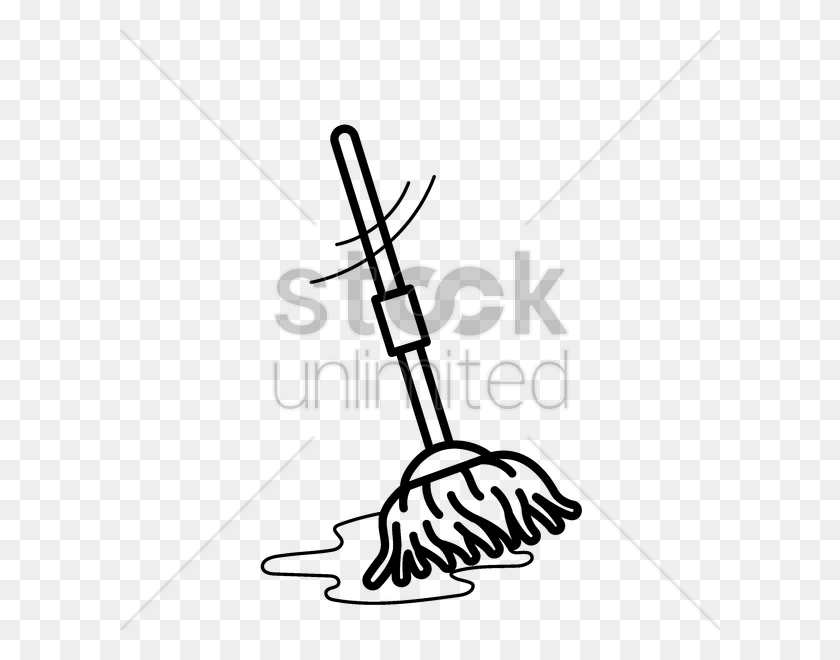 600x600 Cleaning Mop Vector Image - Mop Clipart