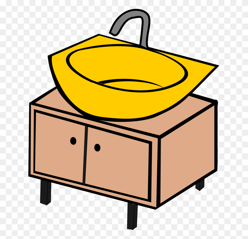 647x750 Cleaning Sink Computer Icons Washing Kitchen - Clean Kitchen Clipart