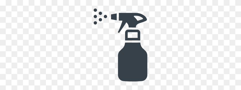 256x256 Cleaning Spray Bottle Free Icon Free Icon Rainbow Over - Spray Bottle PNG