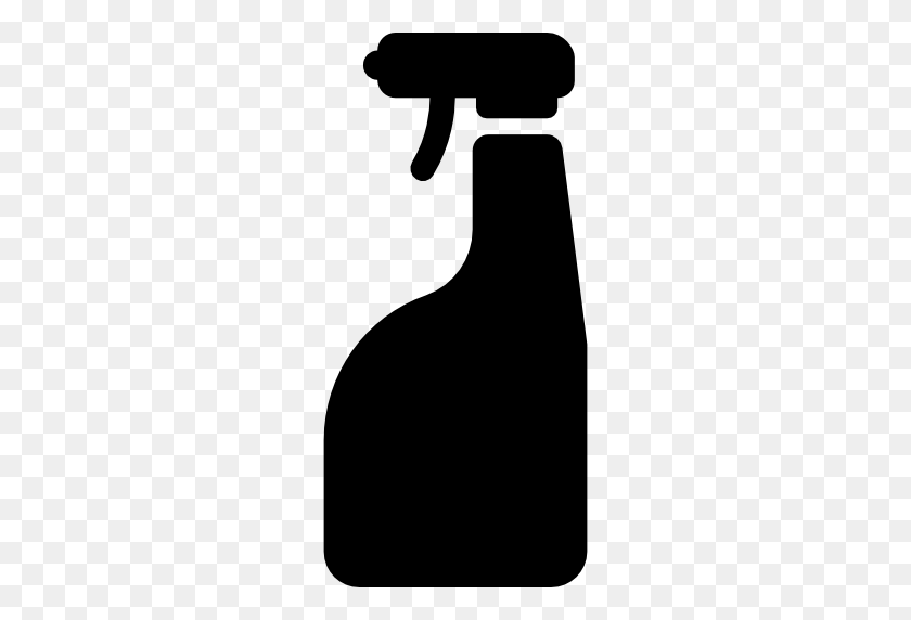 512x512 Cleaning Spray Silhouette - Spray PNG