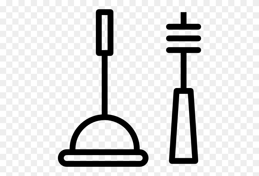 512x512 Cleaning Tools, Plunger, Tools And Utensils, Toilet Brush Icon - Cleaning Supplies Clipart Black And White