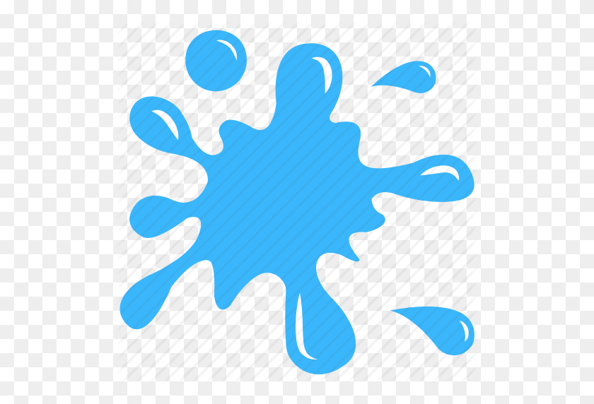 512x512 Cleaning, Washing, Water Spilling, Water Splash, Water Splashing Icon - Water Icon PNG