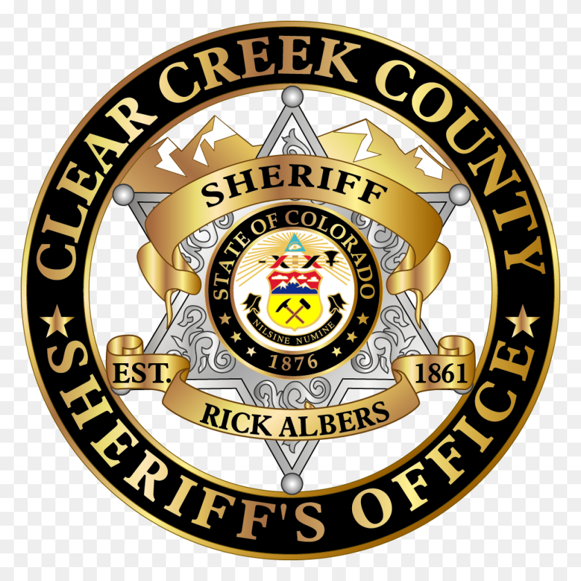 964x964 Clear Creek County, Co - Sheriff Badge PNG