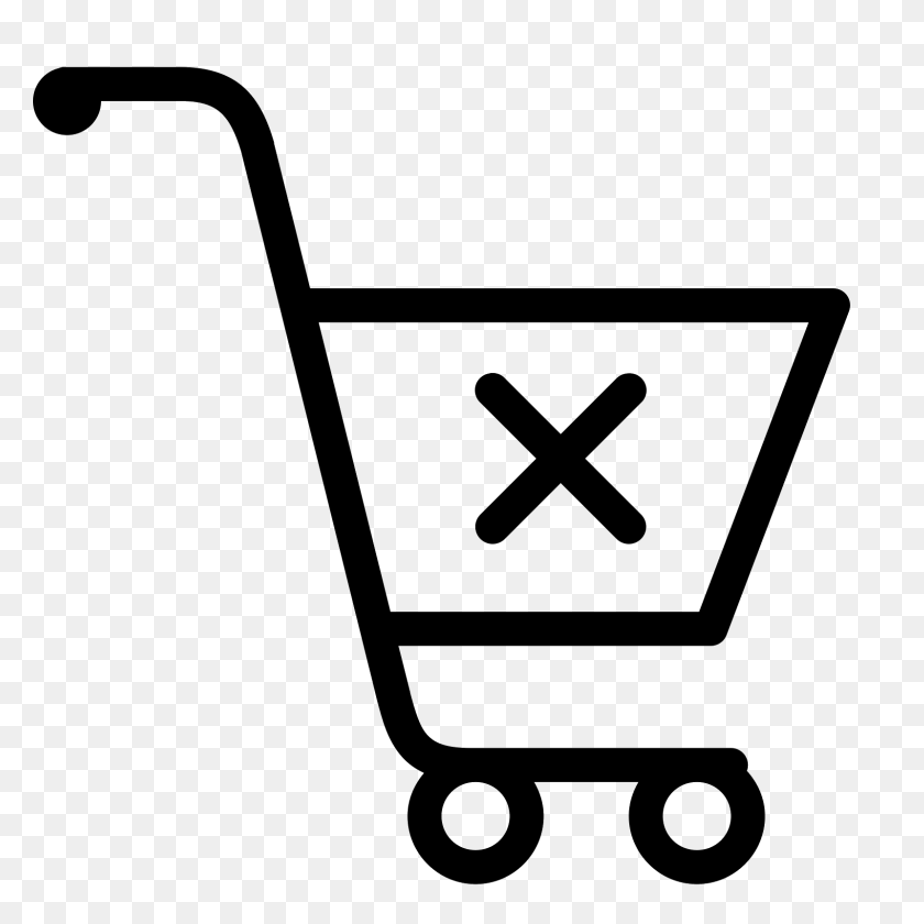 1600x1600 Clear Shopping Cart Icon - Shopping Cart Icon PNG