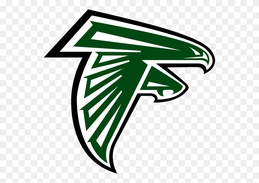 557x534 Clearfield - Falcons Logo PNG