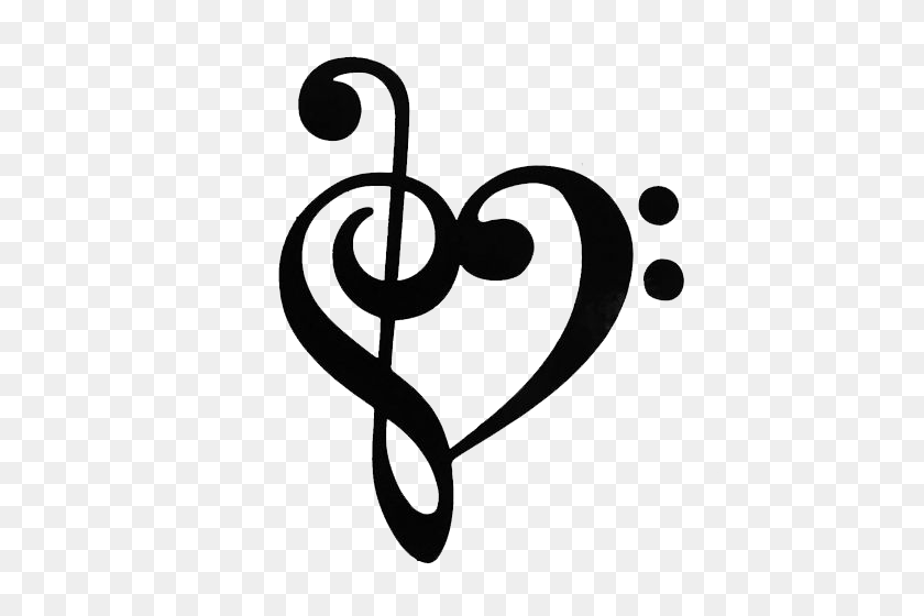 500x500 Clef Note Png Transparent Images - Bass Clef Clip Art
