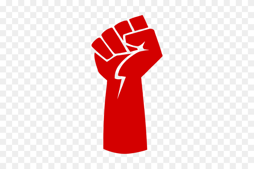 276x500 Clenched Fist Symbol Of Resistance - Resistance Clipart
