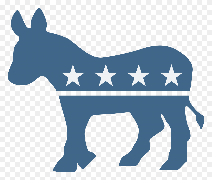5409x4517 Cleptocracy Know Your Vote - Democrat Donkey Clipart