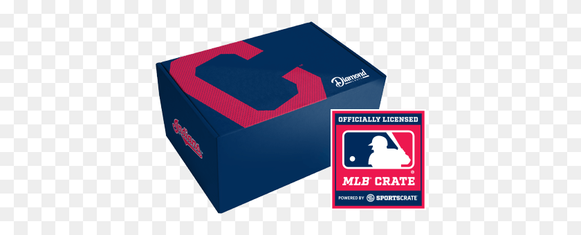 500x280 Cleveland Indians Diamond Crate From Sports Crate - Cleveland Indians Logo PNG