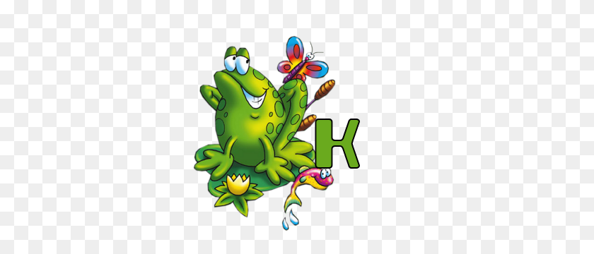 300x300 Clhappyfrog K K Is For Kirsten Frogs - Little Miss Muffet Clipart