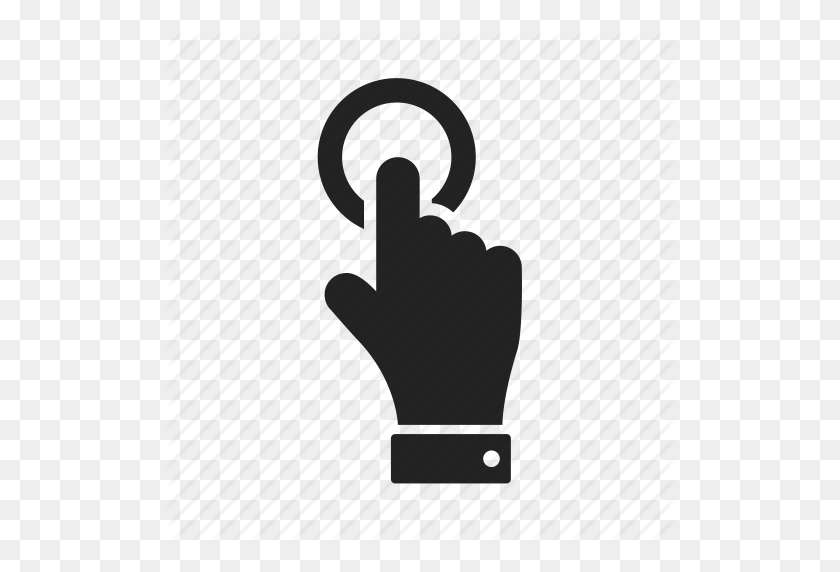 512x512 Click, Finger, Hand Icon - Hand Icon PNG