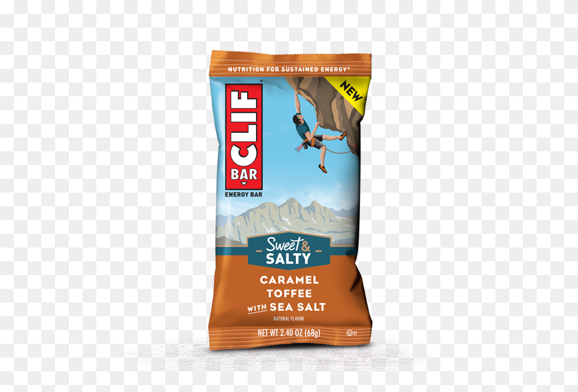 625x510 Clif Caramel Toffee With Sea Salt Flavor - Caramel PNG