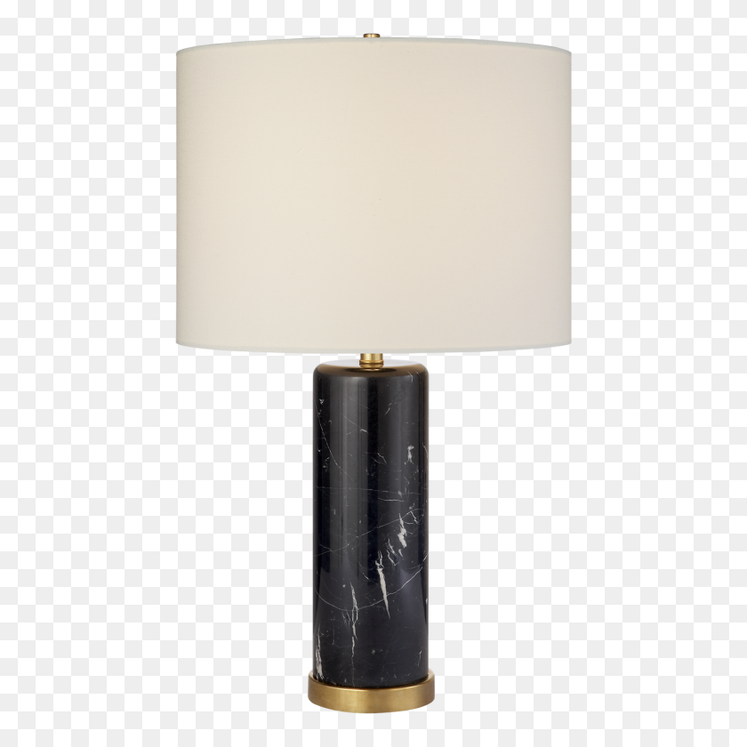 1440x1440 Cliff Table Lamp In Black Marble With Linen Shade - Cliff PNG