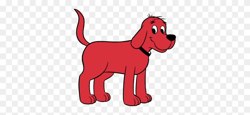 343x328 Clifford Pbs Kids Red Dog, Pbs Kids, Big - Clifford The Big Red Dog Clipart