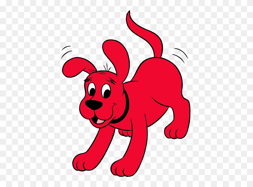441x560 Clifford The Big Red Dog Clip Art Cartoon Clip Art - Dog Clipart Images