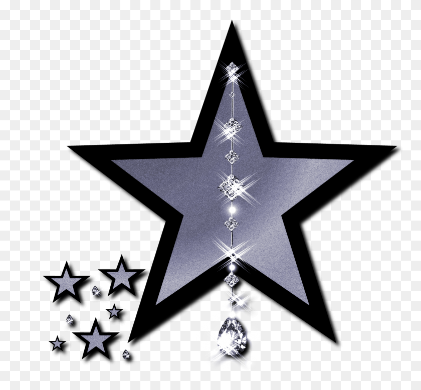 1250x1152 Clip Art - Black Star Clipart