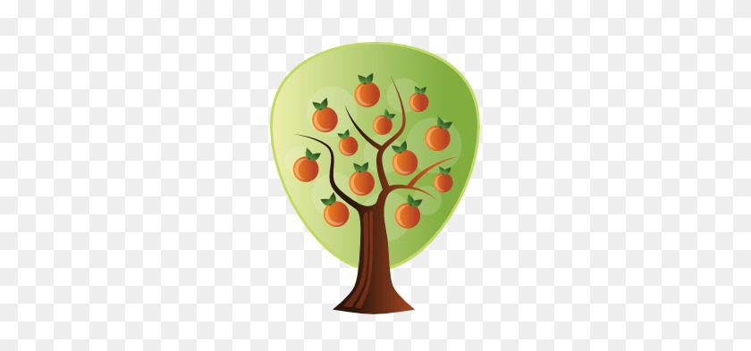 333x333 Clip Art Abstract Crops Orange Tree Scalable - Crops PNG